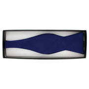 Michelsons of London Plain Silk Bow Tie - Royal Blue