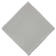 Michelsons of London Plain Silk Handkerchief - Grey