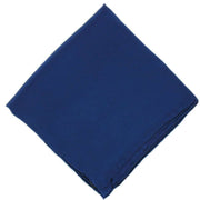 Michelsons of London Plain Silk Handkerchief - Navy