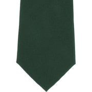 Michelsons of London Plain Silk Tie - Green