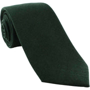 Michelsons of London Plain Wool Tie - Green