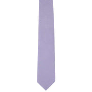 Michelsons of London Semi Plain Tie and Pocket Square Set - Lilac