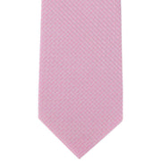 Michelsons of London Semi Plain Tie and Pocket Square Set - Pink