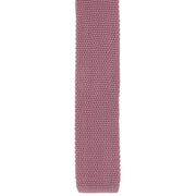 Michelsons of London Silk Knitted Tie - Pink