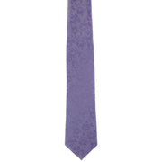 Michelsons of London Subtle Floral Silk Tie and Pocket Square Set - Lilac
