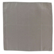 Michelsons of London Textured Geo Silk Tie and Pocket Square Set - Taupe