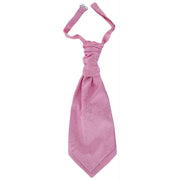 Michelsons of London Tonal Paisley Cravat and Pocket Square Set - Pink