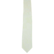 Michelsons of London Tonal Polyester Paisley Pocket Square and Tie Set - Cream