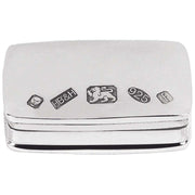 Orton West Display Hallmark Pill Box  - Silver