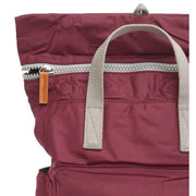 Roka Canfield B Medium Sustainable Nylon Backpack - Plum Burgundy