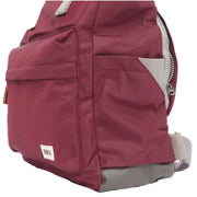 Roka Canfield B Medium Sustainable Nylon Backpack - Plum Burgundy