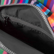 Roka Willesden B Sustainable Canvas Striped Scooter Bag - Multi-colour