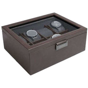 Stackers 8 Piece Watch Box - Brown