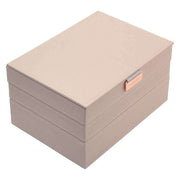 Stackers Classic Jewellery Box - Blush Pink/Grey