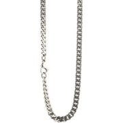 Ti2 Titanium Flat Curb Chain - Silver