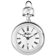 Woodford Chrome Plated Quartz Pendant Watch - Silver