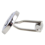 Zennor Sheep Illustration Cufflinks - White/Silver