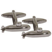 Zennor Submarine Cufflinks - Grey